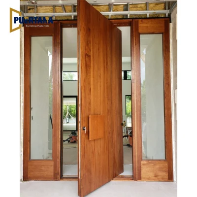  Exterior Front Doors for Houses Modern Glass Wood Entry Double Main Wooden Security Door Single French Front Wooden Doors