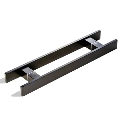  32 Inch Square Rectangle Flat Shape Stainless Steel Modern Contemporary Entry Glass Door Handle