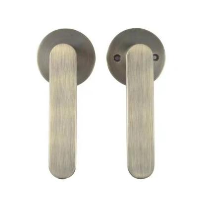 Contemporary Slim Round Design Easy Open Good Quality Lever Laxury Golden Door Handles