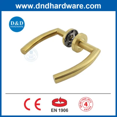 En1906 Stainless Steel Furniture Hardware Lock Lever Handle for Wood Door