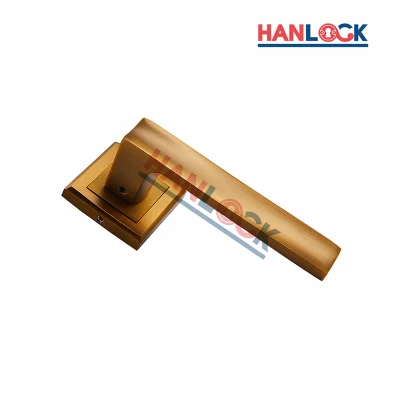 Gold/Sliver Painting Furniture Hardware Lock Aluminium Alloy Passage Door Handle