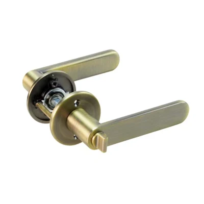 Contemporary Slim Round Design Easy Open Good Quality Lever Laxury Golden Door Handles