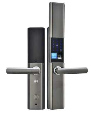 Factory Supplier Black Home Security Smart Intelligent Fingerprint Smart Lock