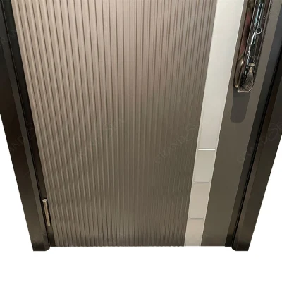 Hotel Custom Front Security Biometric Fingerprint Digital Keyless Lock Aluminum Steel Entry Door