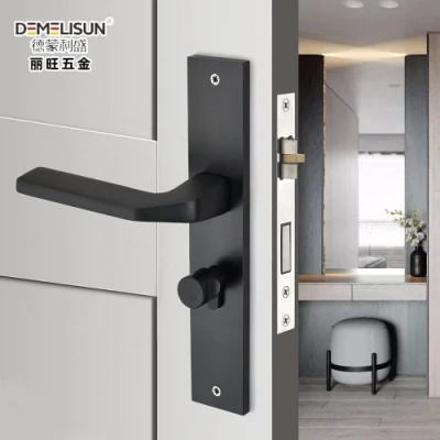  Waterproof Tuya WiFi APP Smart GPS Door Lock Biometric Lock Fingerprint Door Handle Digital Keyless Locking Plate