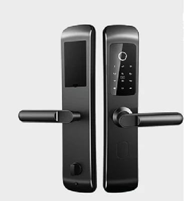 Factory Supplier Black Home Security Smart Intelligent Fingerprint Smart Lock
