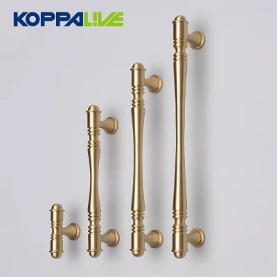  Koppalive Stylish Brass Silver Polished Chrome French Furniture Cabinet Door Handle Drawer Pull and Knob for Parlor