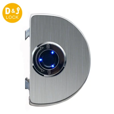  No Drilling Electronic Bluetooth Fingerprint Glass Door Smart Lock Handle