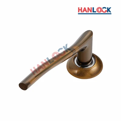  New Arrival Two Colors Plating Aluminum Alloy Wooden Door Lever