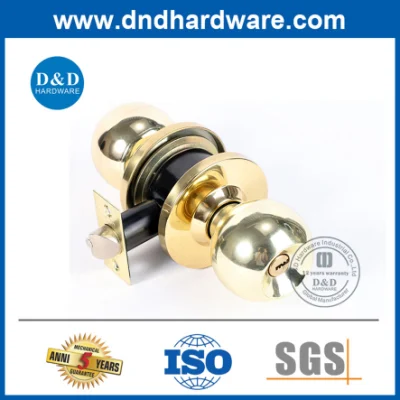  Zinc Alloy Architecture Hardware Golden Door Knob for Hotel
