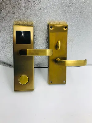 Price Low Smart Card Handle Digital Door Lock