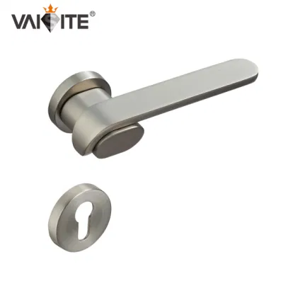 2022 Newest Popular Simple Design Modern Zinc Alloy Front Door Lever Handle on Rosette