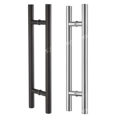  Stainless Steel Glass Door Matte Black Double Sided Pull Handle for Main Door