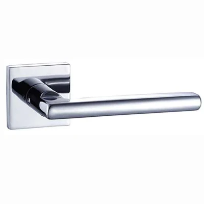 Modern Matte Square Escutcheon Door Handle/Bedroom Furniture Door Pull Handles