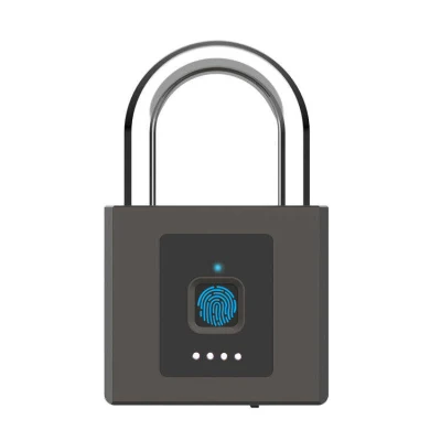  Finger Thumb Print Electronic Zinc Alloy Keyless Security Mini Touch Pad Luggage Cabinet Fingerptint Smart Padlock Locks