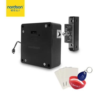 Fashion Design Handle Plane Panel Smart Digital Swipe RFID Card Electric Cam Drawer Cabinet Door Locker Lock