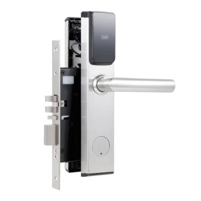  Smart Door Locks Silver Modern Smart Digital Keys RFID Card Hotel Door Lock for Apartment Hotel