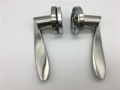 Custom Satin SSS Stainless Steel Solid Front Door Handles