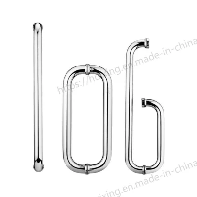 O Type Classic Commercial Slide Bathroom Shower Interior Pull Glass Door Handle