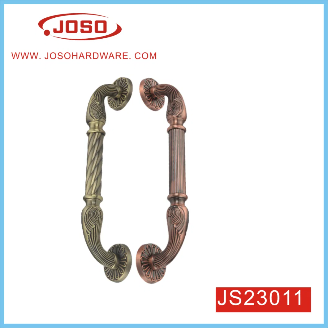 Factory Supply Big Noble Elegant Zinc Alloy Antique Copper Door Handle