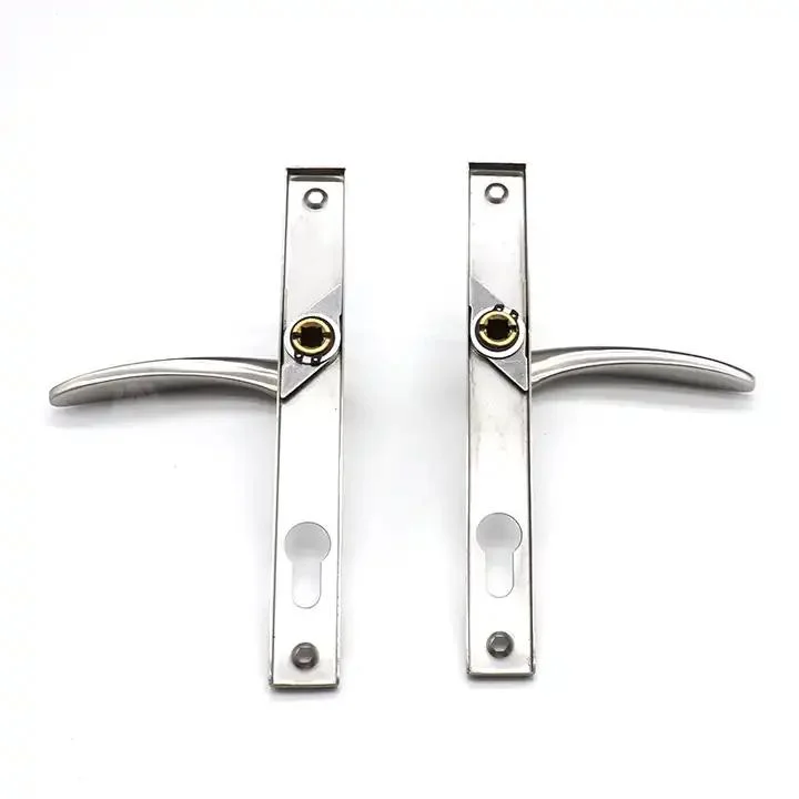 SS304 Conjoined Lever Aluminium Exterior Door Handle Sets