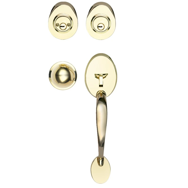 Fancy Zinc Alloy Entrance Furniture Hardware Series Handles Lock