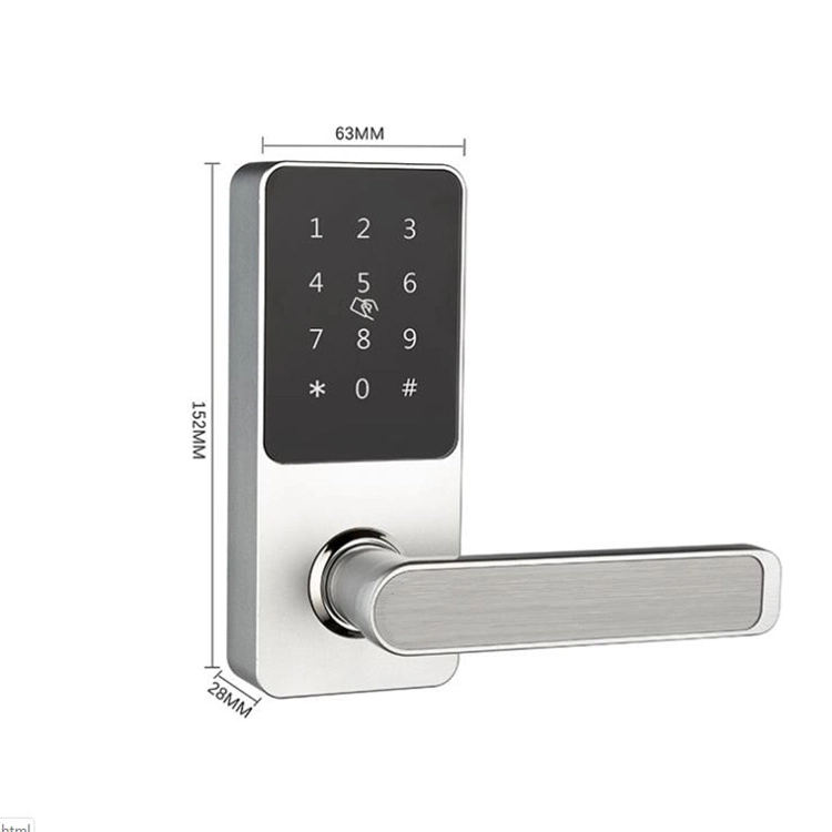 Deadbolt Bluetooth APP Wooden Digital Smart Key Door Lock