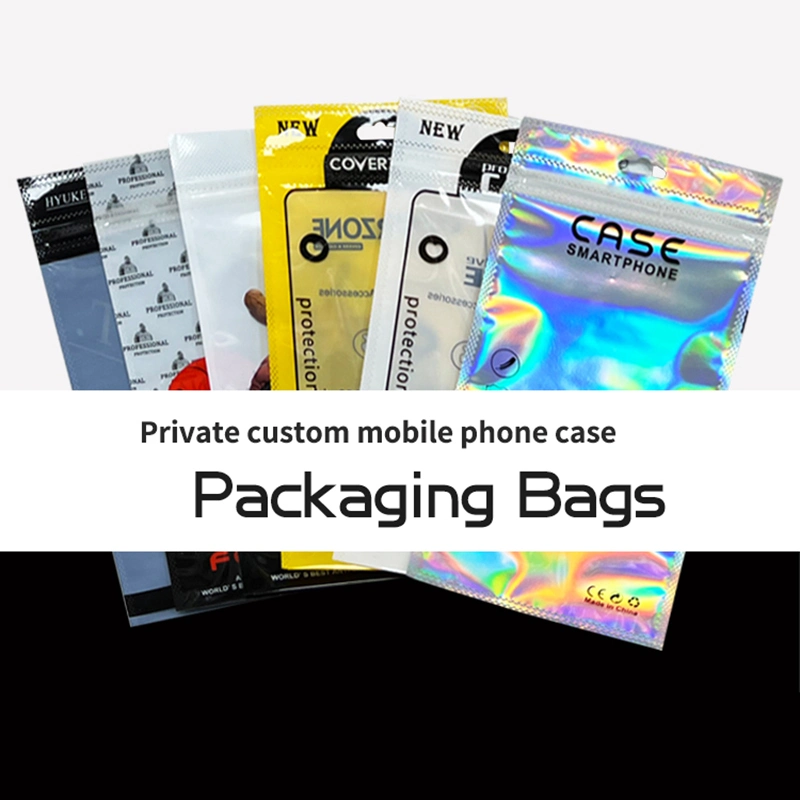 New Design Printed for Mobile Case Clear Zipper Bag