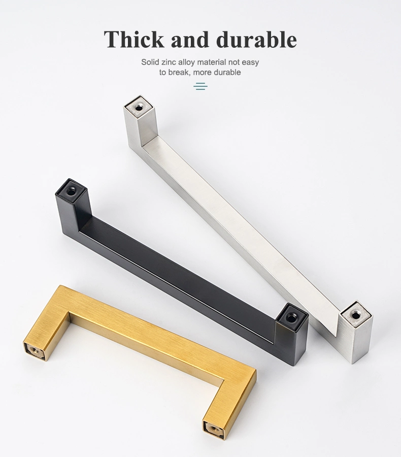 Simple Hardware Handle Alloy Classic Wardrobe Drawer Door Zinc Alloy Handle