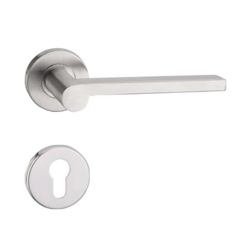 Custom Durable 304 Stainless Steel Interior Security Silent Mortise Door Lever Handle