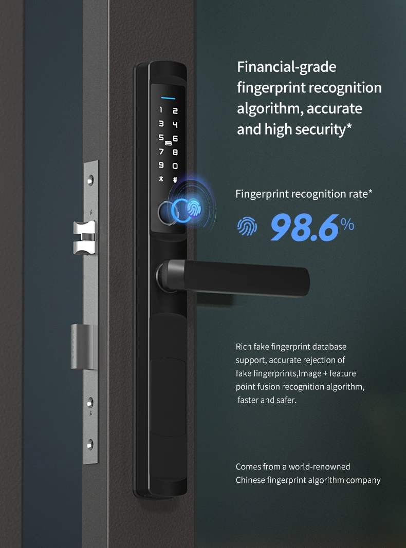 IP66 Waterproof Tuya WiFi Door Lock with Short Handle