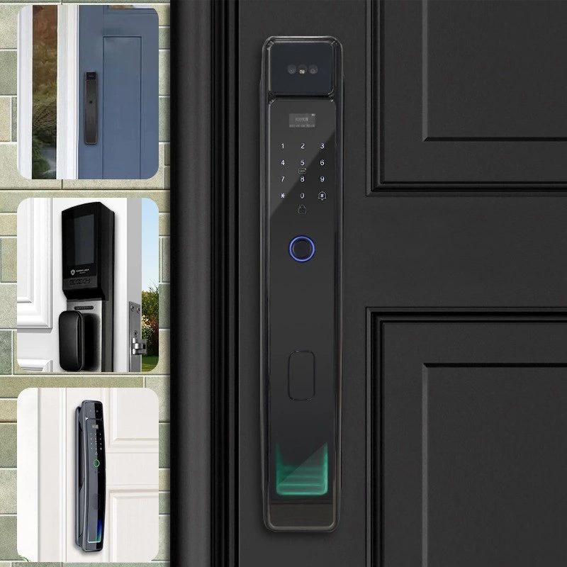 Wholesale Factory Price 3D Face Recognition Smart Door Lock with Doorbell Outdoor WiFi Fingerprint Camera