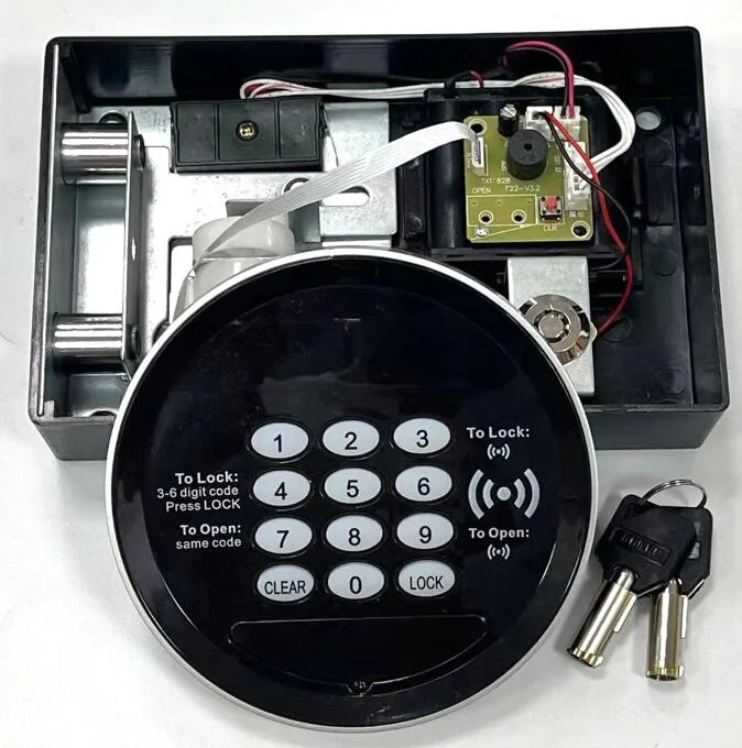 China Made IC RFID Digital Keypad Lock Safe Lock Keys Backup