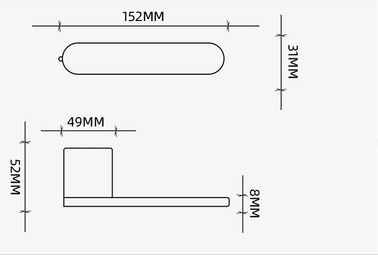 New Best-Selling Wooden Door, Glass Door Handle High Quality Interior Door Lock Set