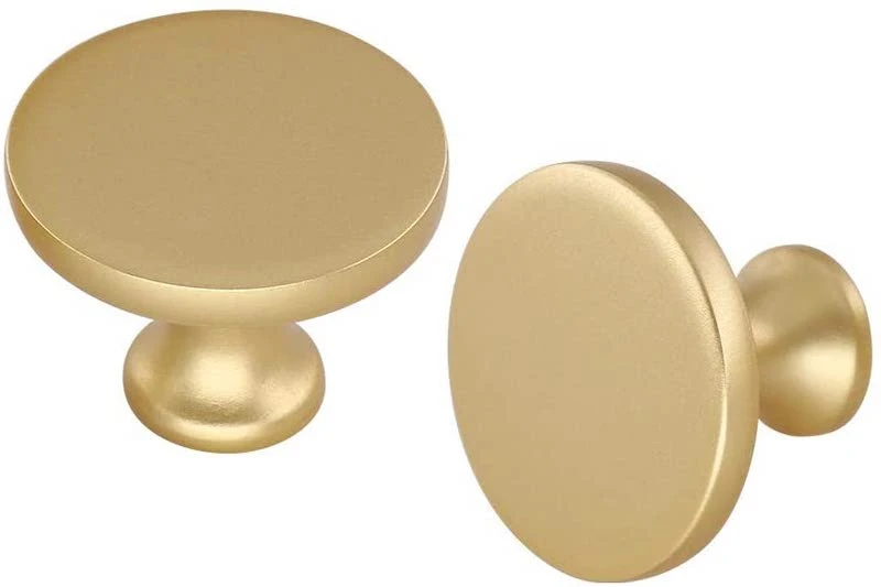 Furniture Hardware Kitchen Cabinet Door Antique Vintage Handles Brass Knob