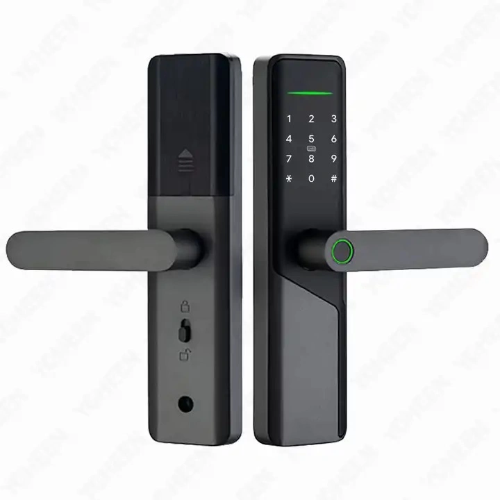 Security Keyless Entry Fingerprint Door Lock WiFi Tuya APP Electronic Keypad