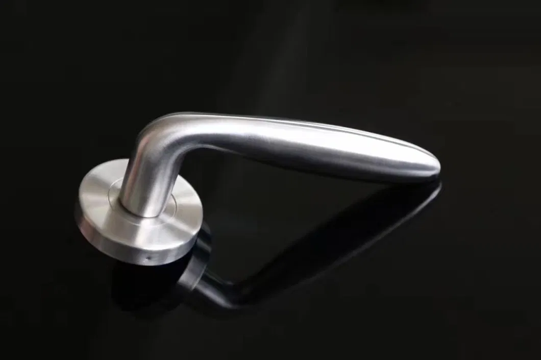 High Quality #304 Stainless Steel Wooden Door Handle/Lever Handle (HL804-HK19-SS)