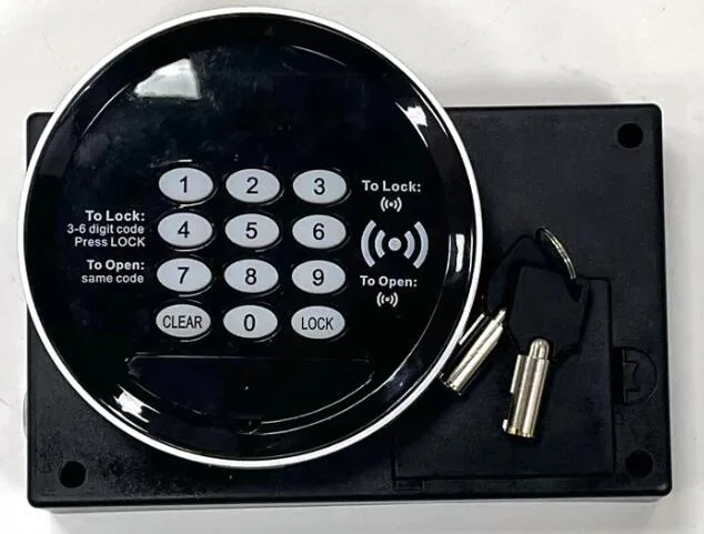 China Made IC RFID Digital Keypad Lock Safe Lock Keys Backup