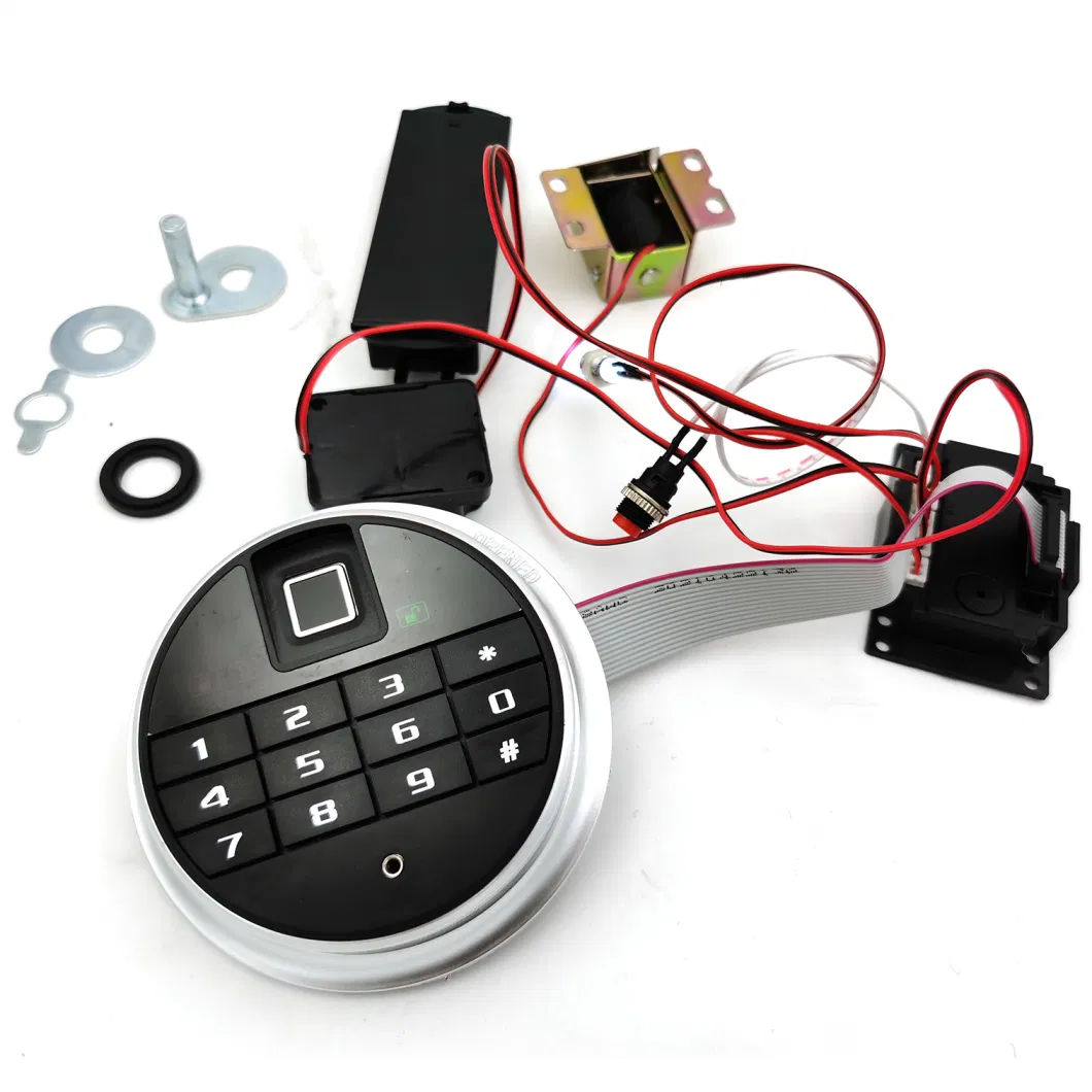 Yosec Round Keypad Digital Password Thumbprint Lock for Safe Box