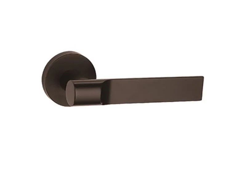 Fashion Design Black Aluminum Silent Door Handle