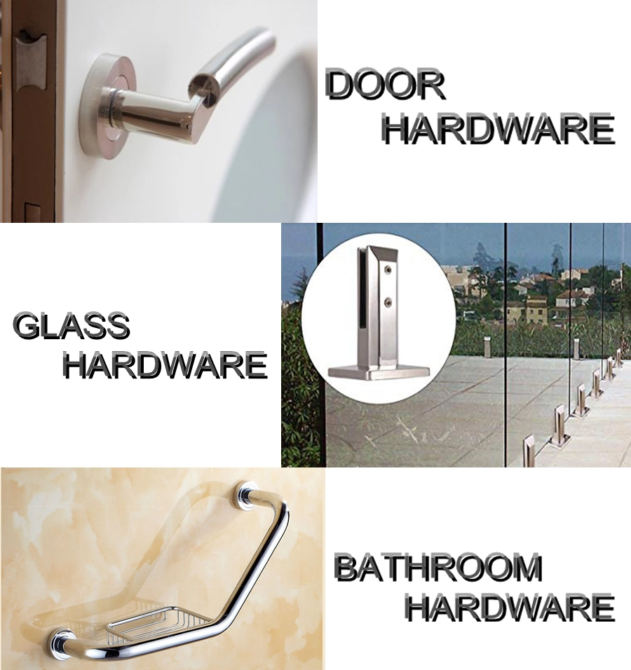 Keyless Durable Stainless Steel Frameless Glass Door Lock Stainless Steel Center Sliding Glass Door Lock