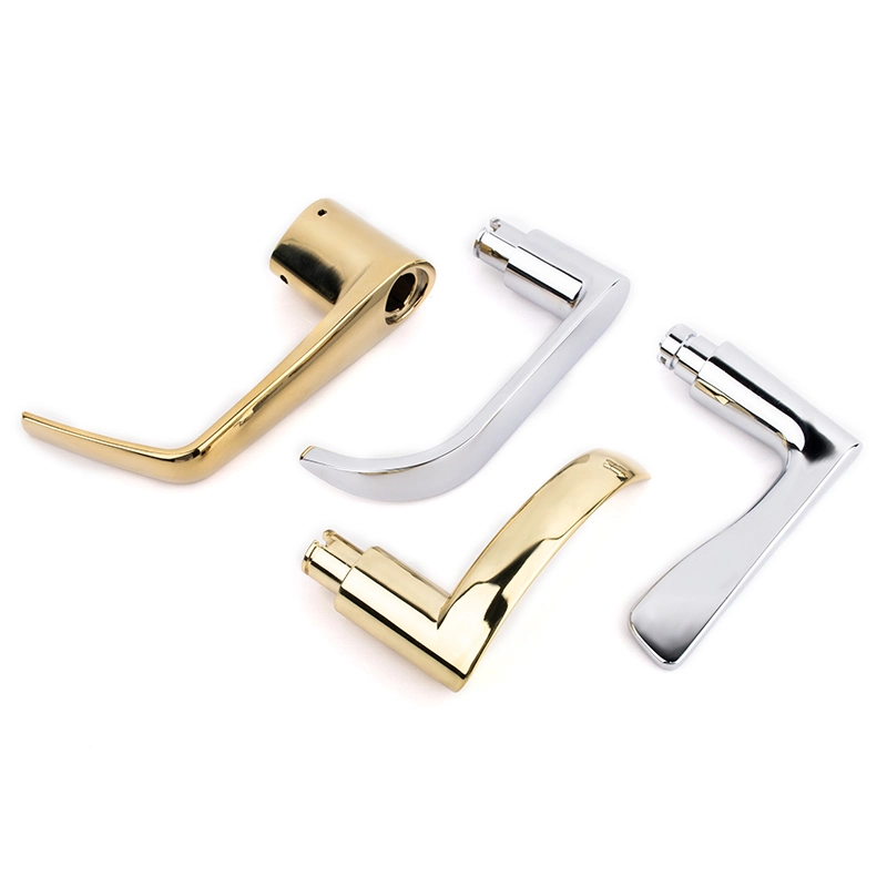 Stainless Steel 304 Hotel Room Wooden Door Handle Lock Set Lever Pull Handles