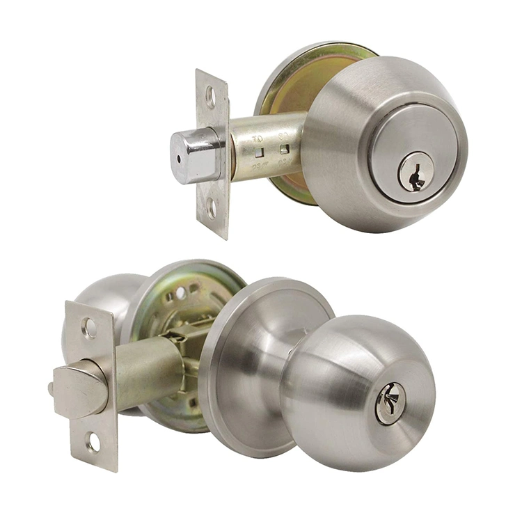 Keyed Entry Function Door Knob Lock Interior and Bathroom Door Lock