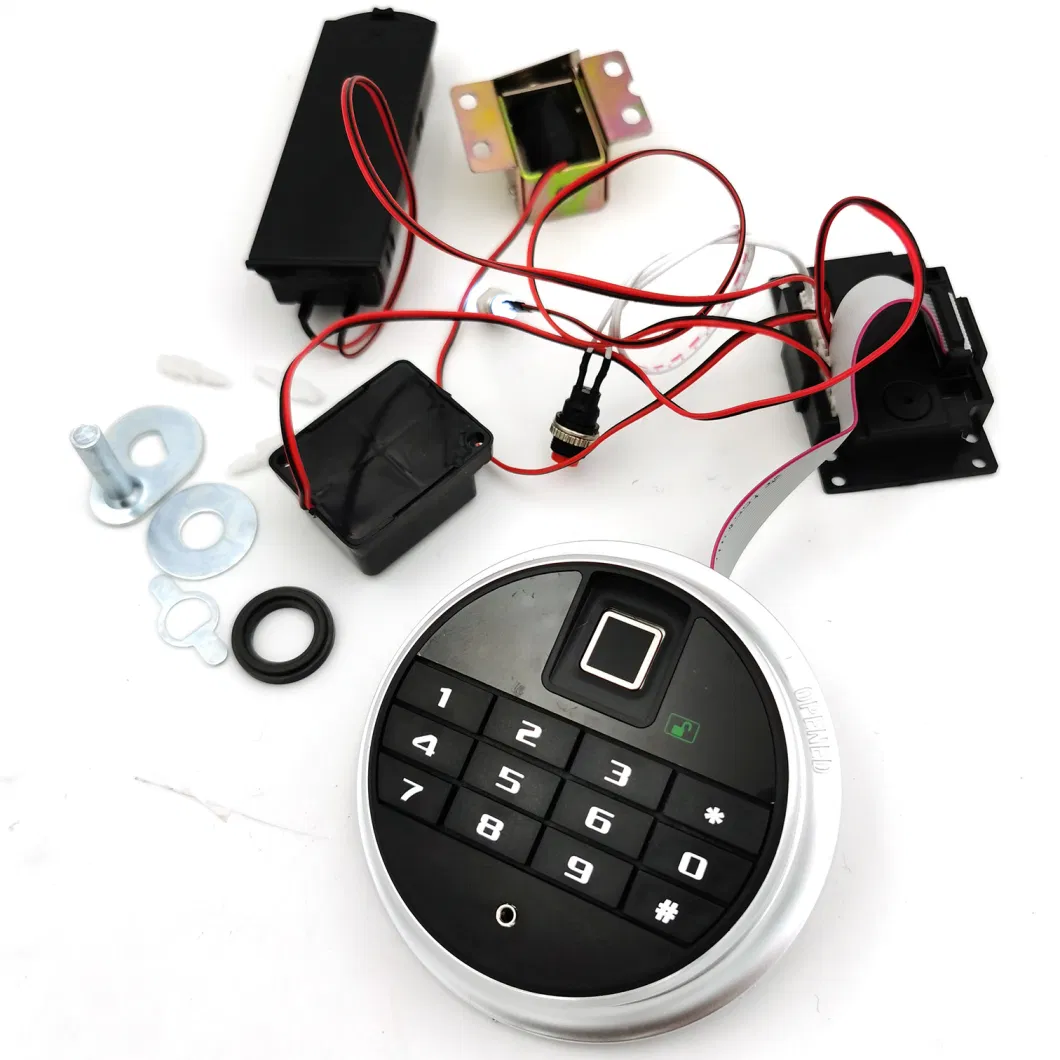 Yosec Round Keypad Digital Password Thumbprint Lock for Safe Box