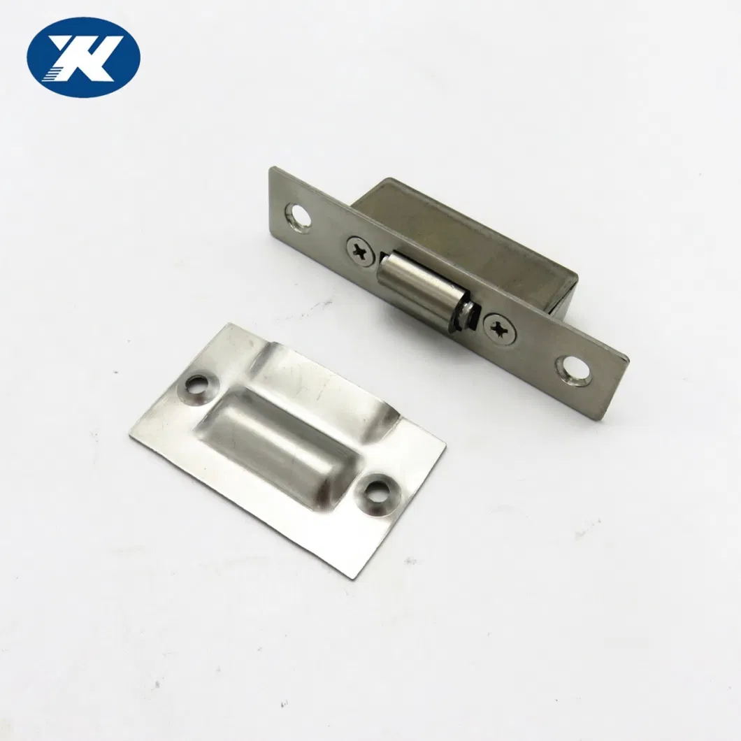 Stainless Steel Square Design House Guard Hardware Closet Roller Cabinet Door Latch Door Ball Catch