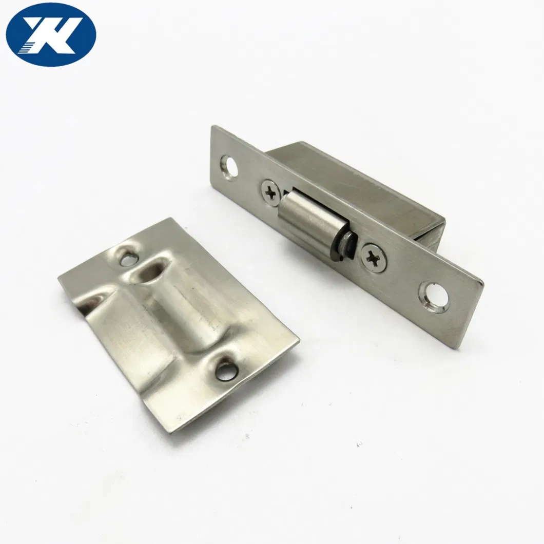 Stainless Steel Square Design House Guard Hardware Closet Roller Cabinet Door Latch Door Ball Catch