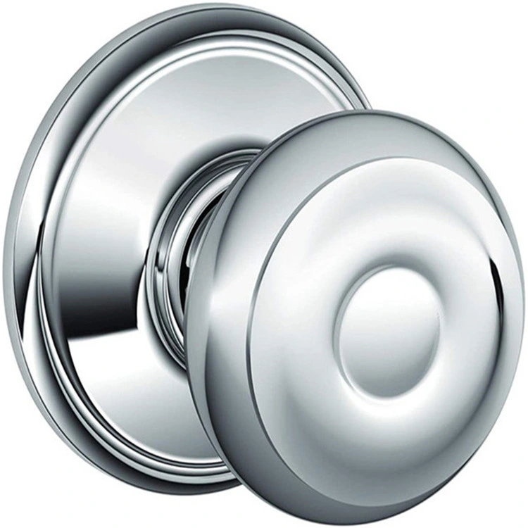 Privacy Bedroom Bathroom Door Knob in Satin Chrome