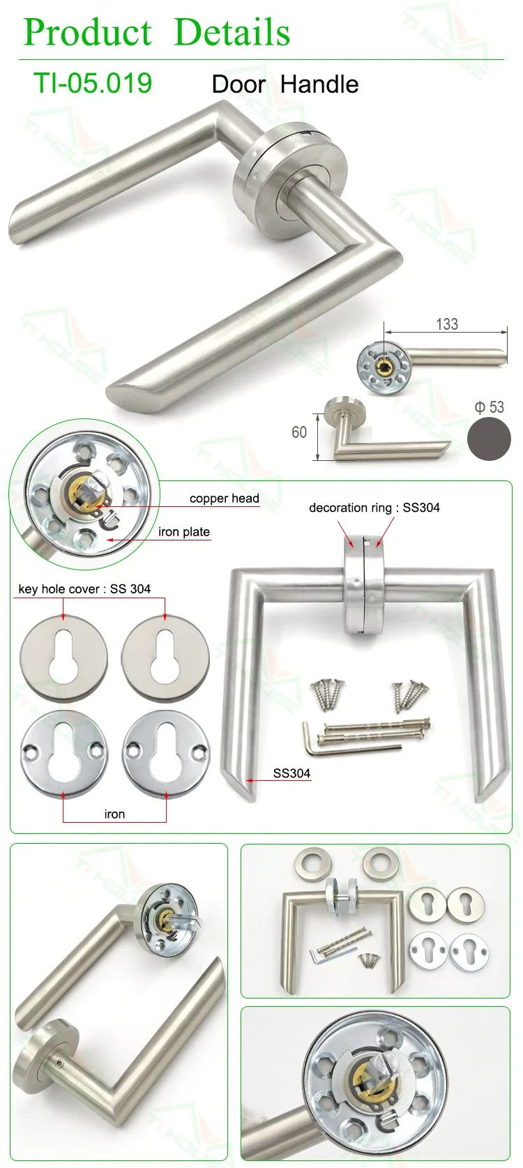 Keyed Entry Door Knob Keypad Door Handle Kitchen Profile Handle