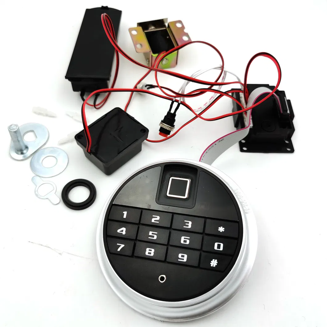 Yosec Round Keypad Digital Password Thumbprint Lock for Safe Box