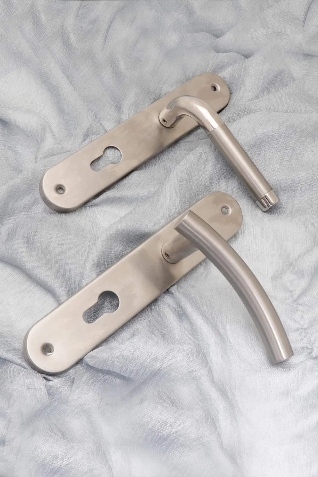 High Quality #304 Stainless Steel Wooden Door Handle/Lever Handle (HL804-HK19-SS)